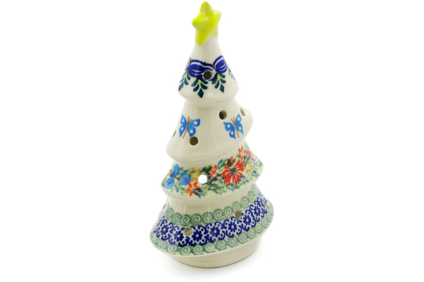 Christmas Tree Candle Holder 7"