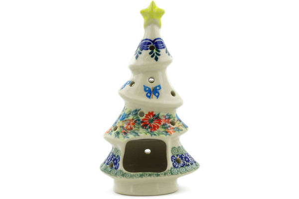 Christmas Tree Candle Holder 7"