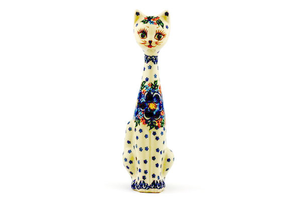 Cat Figurine 10"