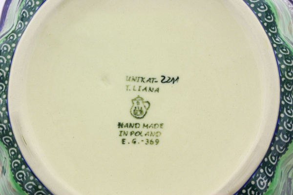 Scalloped Fluted Bowl 9"