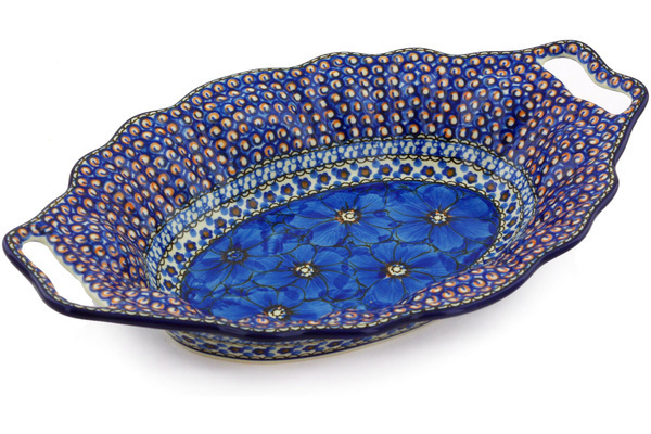 Platter with Handles 13"