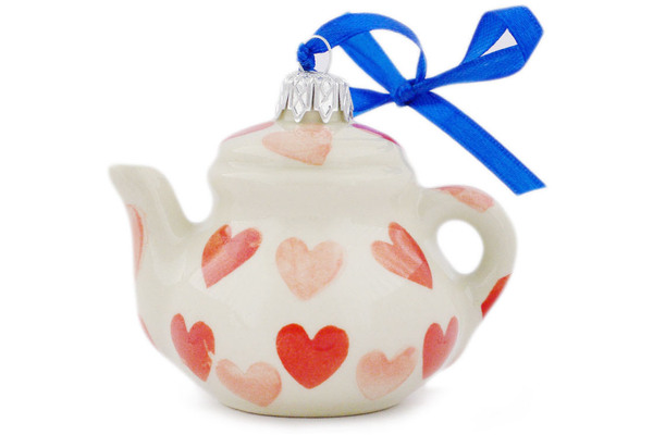 Teapot Ornament 3"