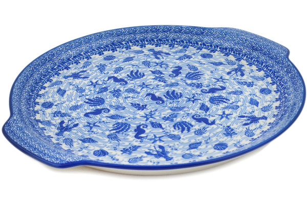 Platter with Handles 13"