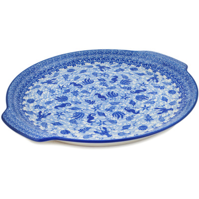 Platter with Handles 13"