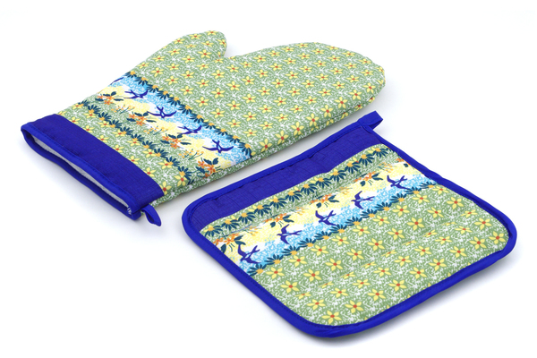 Set of 2 Oven Mittens 12"