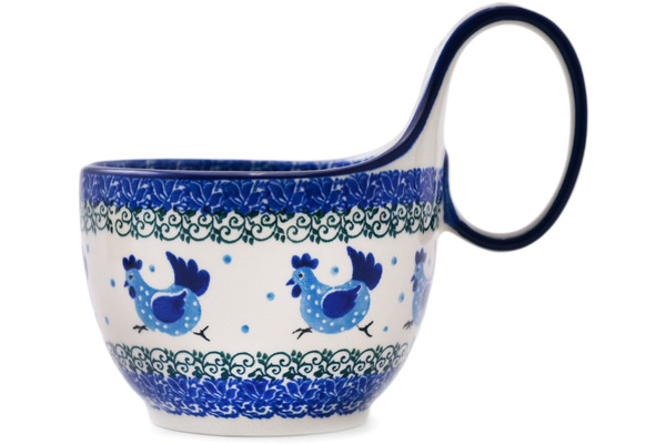 Bowl with Loop-Handle 6"