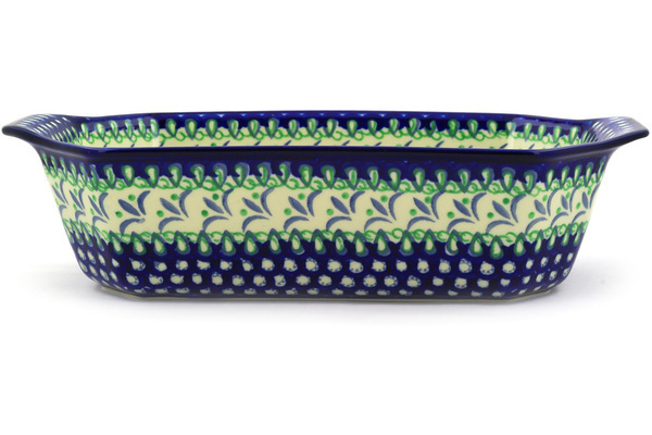 Rectangular Baker with Handles 14"