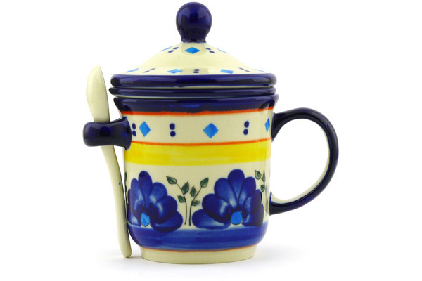 Brewing Mug with Spoon 12 oz