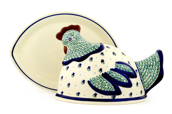 Dish with Hen Cover 14"