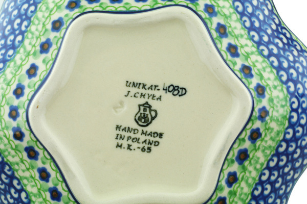 Scalloped Fluted Bowl 8"