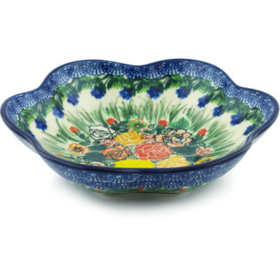 Scalloped Fluted Bowl 8"