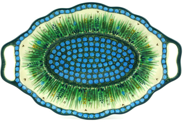 Platter with Handles 13"