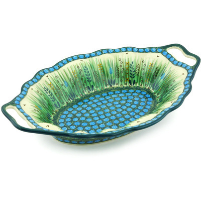 Platter with Handles 13"