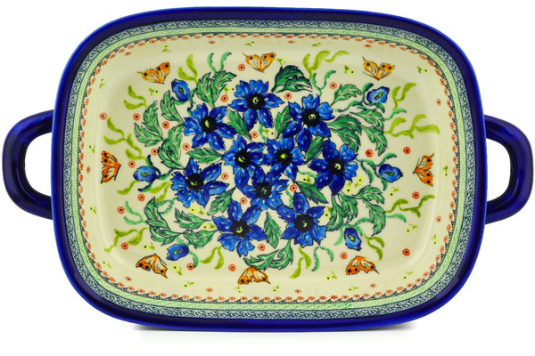 Rectangular Baker with Handles 18"