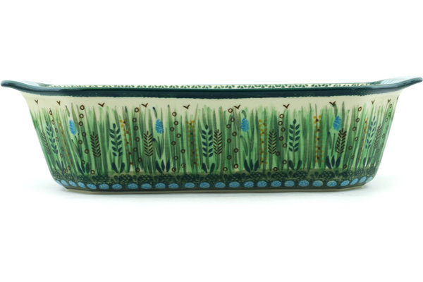 Rectangular Baker with Handles 14"