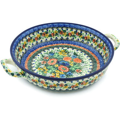 Round Baker with Handles 10-inch