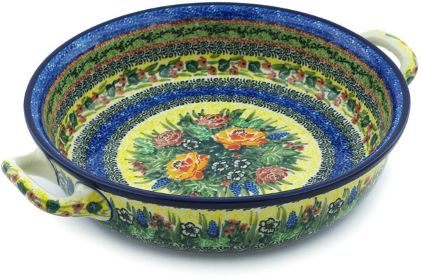 Round Baker with Handles 10-inch