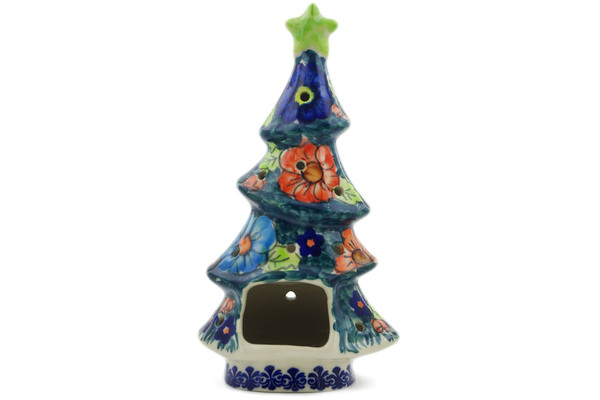 Christmas Tree Candle Holder 7"