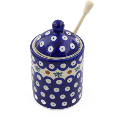 Honey Jar with Dipper 6"
