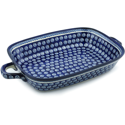 Rectangular Baker with Handles 19"
