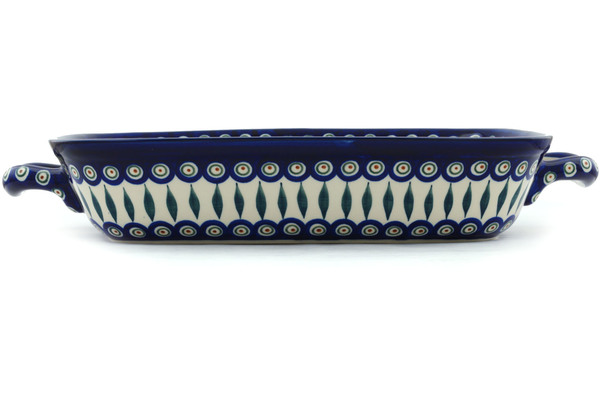 Rectangular Baker with Handles 19"