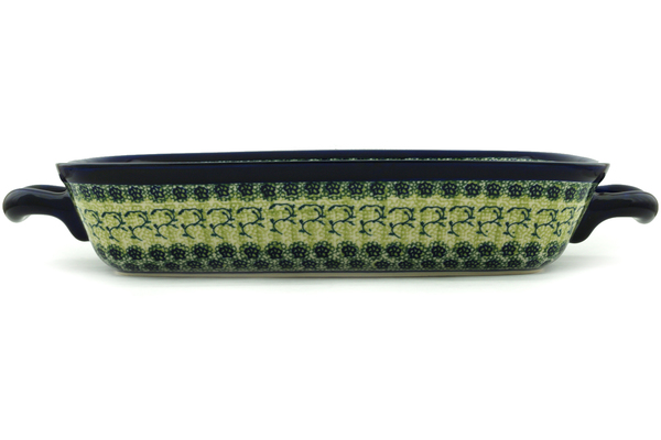 Rectangular Baker with Handles 19"