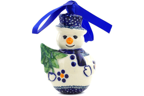Snowman Ornament 4"