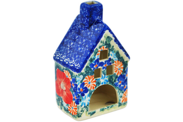 House Shaped Candle Holder 6"