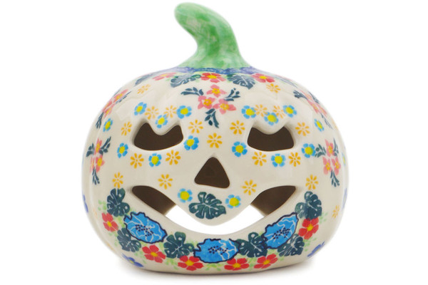 Jack O Lantern Candle Holder 5"