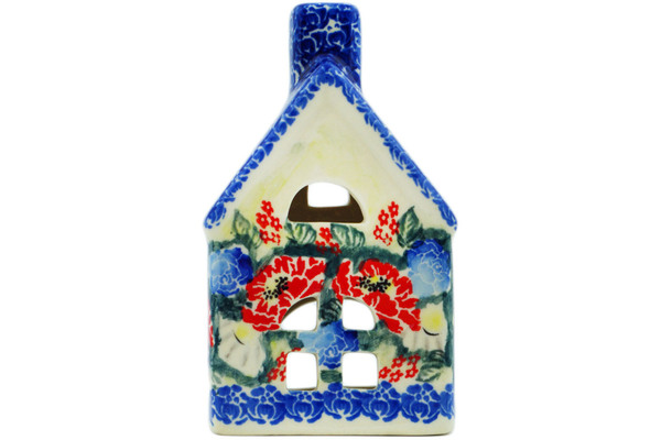 House Shaped Candle Holder 6"