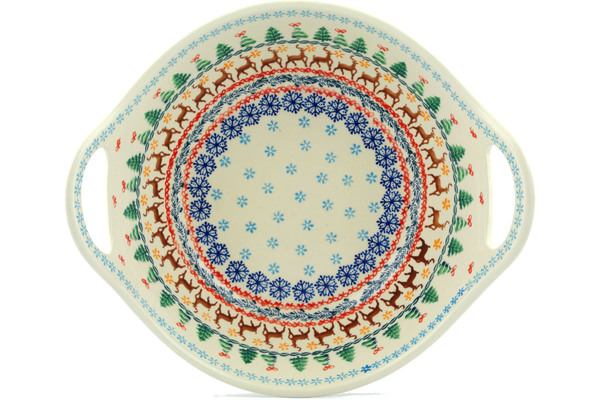 Bowl with Handles 14"