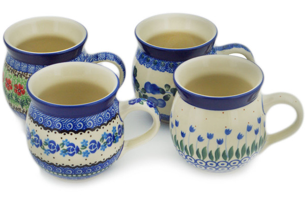Set of Four 12 oz Bubble Mugs