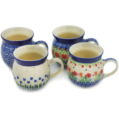 Set of 4 Mugs 9 oz