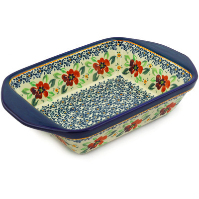 Rectangular Baker with Handles 12"