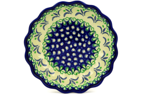 Scalloped Fluted Bowl 7"