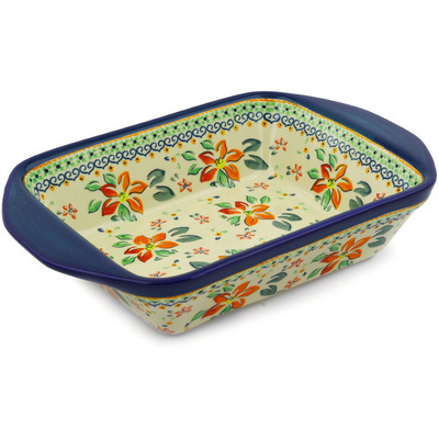 Rectangular Baker with Handles 12"