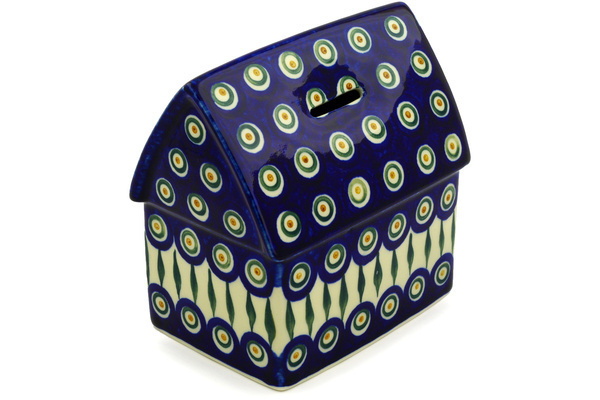 House Shaped Piggy Bank 6"