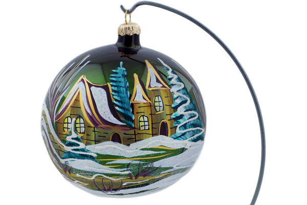 Christmas Ball Ornament 5"