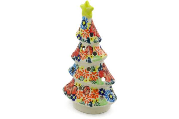 Christmas Tree Candle Holder 7"