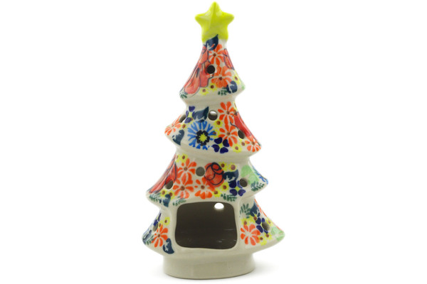Christmas Tree Candle Holder 7"
