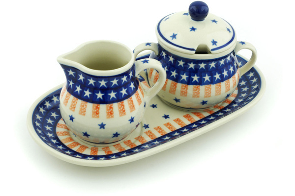 Sugar and Creamer Set 10"