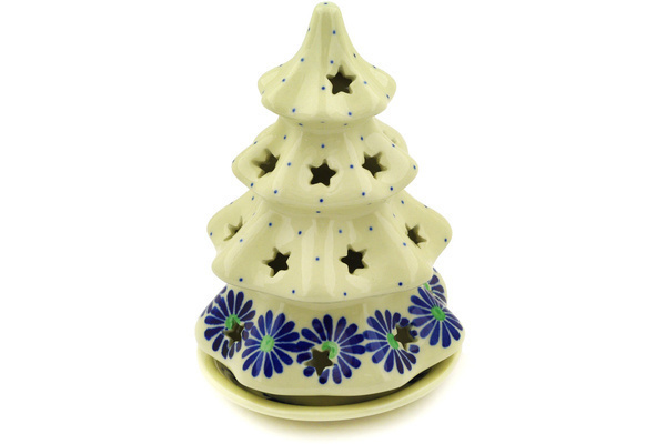 Christmas Tree Candle Holder 7"
