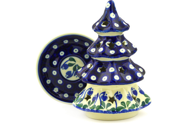 Christmas Tree Candle Holder 7"