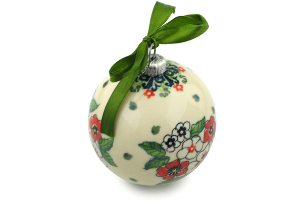 Christmas Ball Ornament 4"