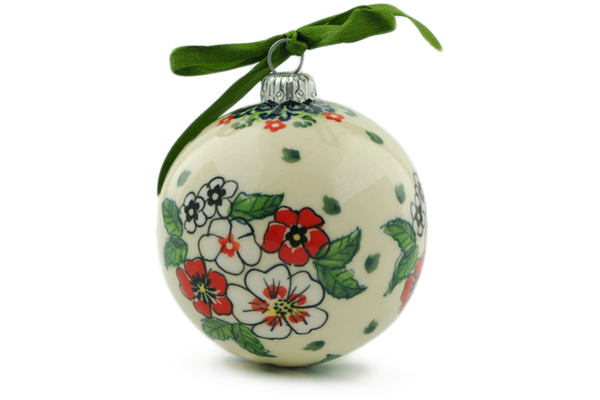 Christmas Ball Ornament 4"