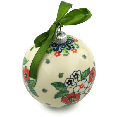 Christmas Ball Ornament 4"