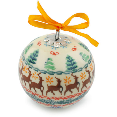 Christmas Ball Ornament 4"