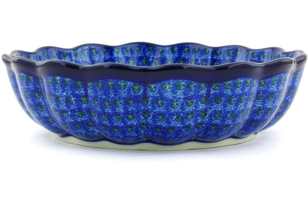 Scalloped Fluted Bowl 8"