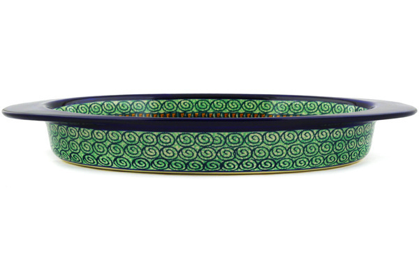 Oval Baker with Handles 17"