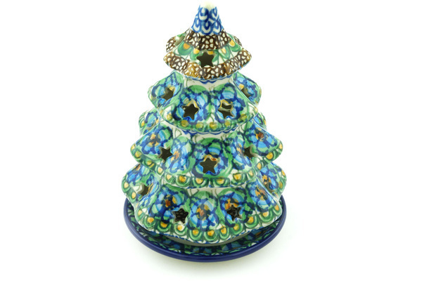 Christmas Tree Candle Holder 7"